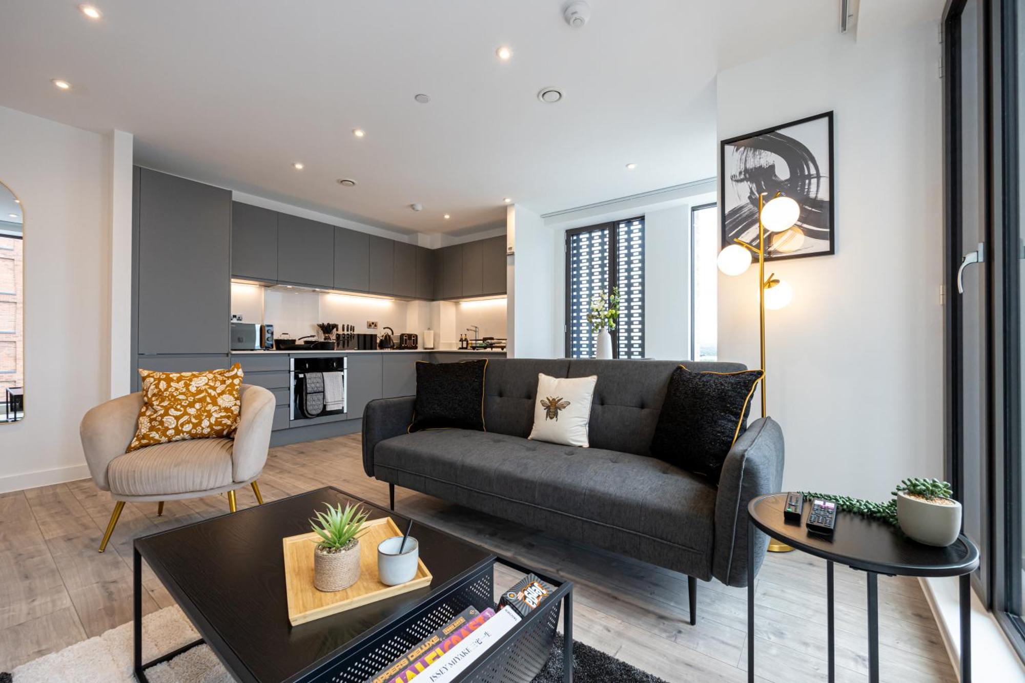 Ferienwohnung Royal Ebony By Asquare Lettings Manchester Exterior foto